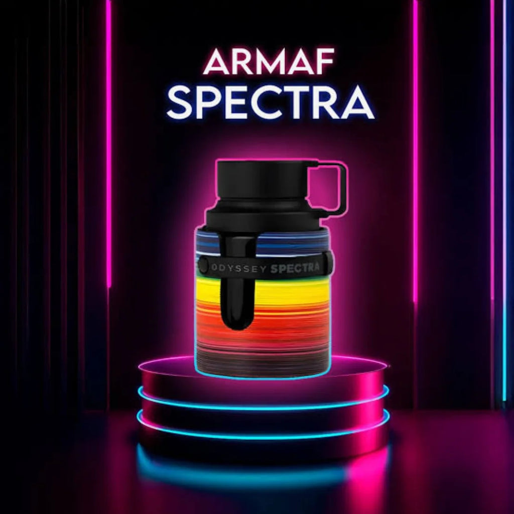 Original Armaf Odyssey Spectra Rainbow Edition for Unisex Eau De Parfum Spray 3.4 Ounce Eastern-Middle Eastern Fragrance Long Lasting Fragrance Cologne Natural Perfume Cologne Arabian Women's Perfume  Clean Fresh Scent
