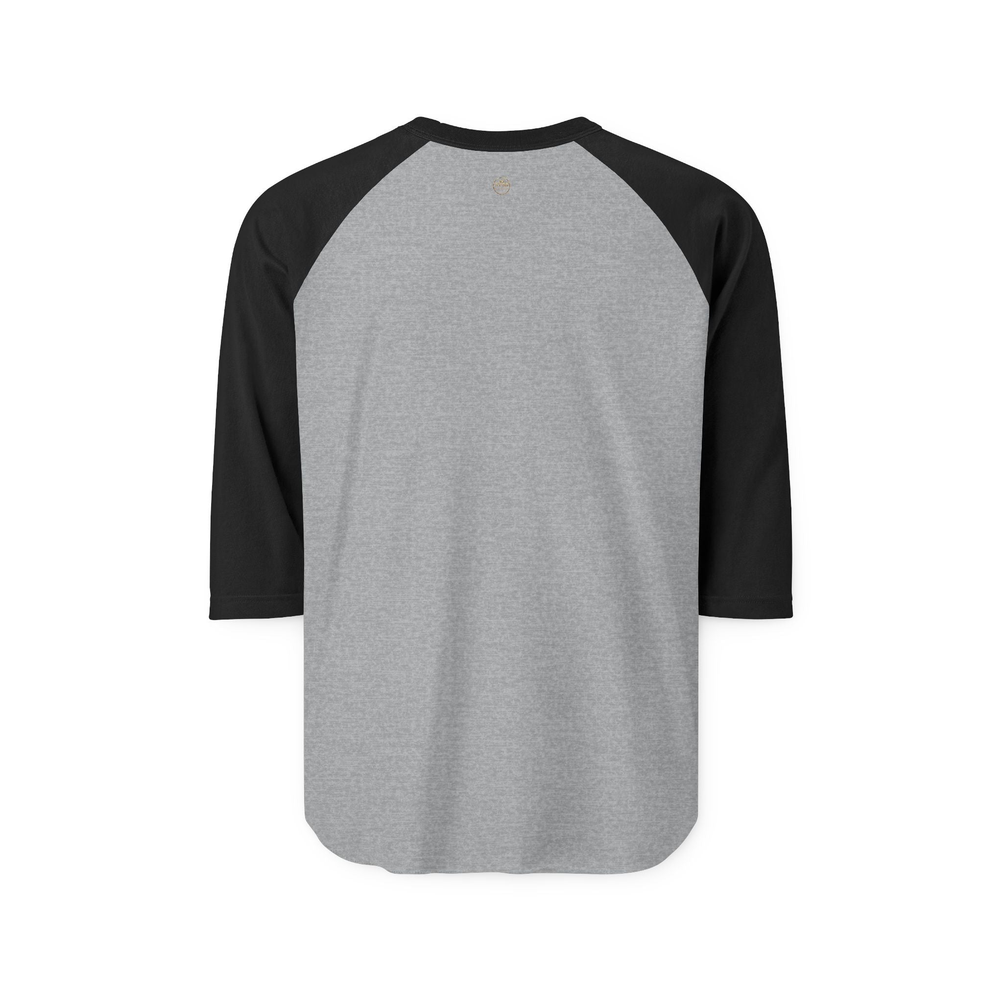 Raglan Shirt — Gold Crown Vintage Emblem Baseball Tee
