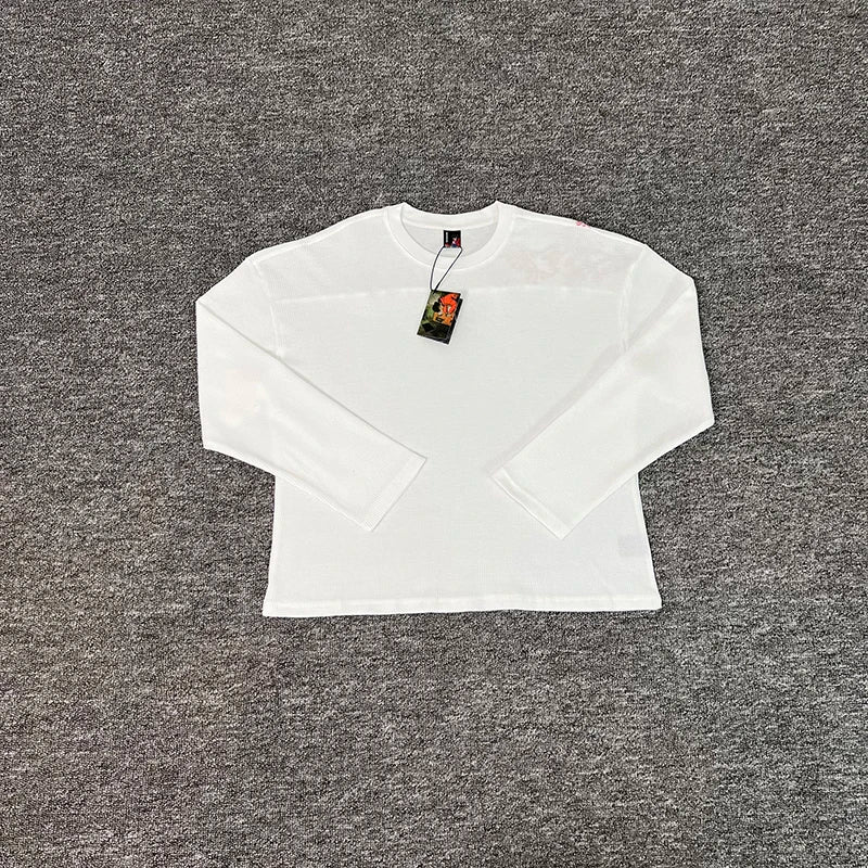 Cherry Blossom Embroidered Waffle Tee — MIG & MIK STYLE™