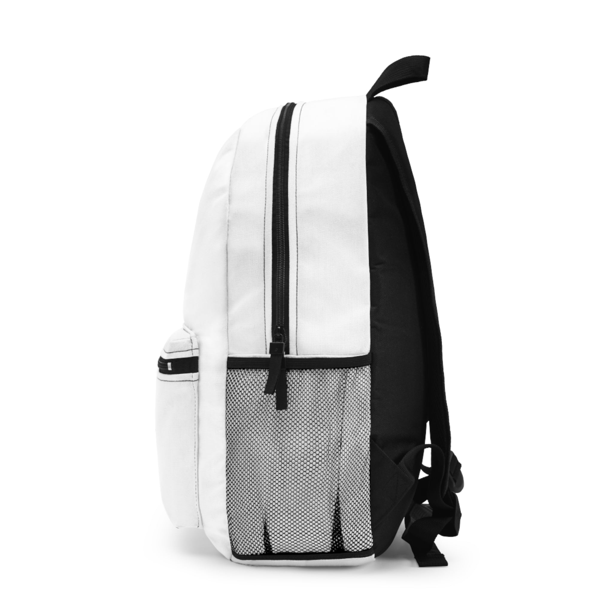 MIG & MIK STYLE Premium Backpack – White & Gold Edition