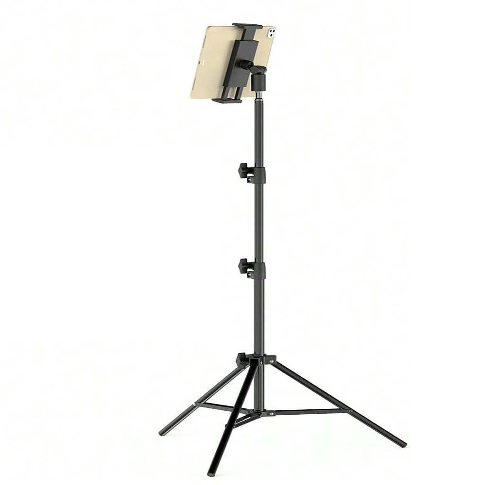 Tripod Floor Tablet Stand Holder for IPad Stand 8'' 9.7'' 10.1'' Pro 12.9 for Iphone 11 12 Samsung Cell Phone Height Adjustable