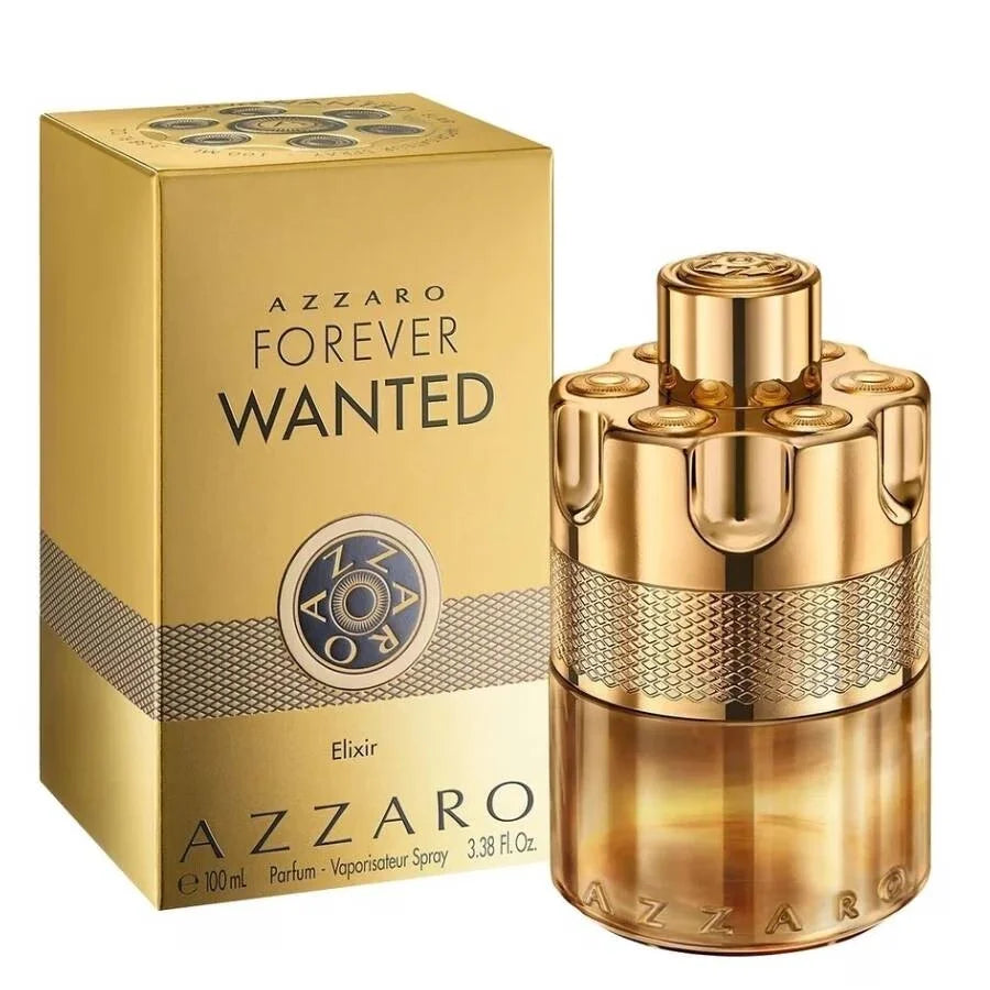 Azzaro The Most Wanted Eau de Parfum Intense, Black-gold Gun Design, Tobacco Amber Woody Fragrance, Maximum Longevity Seductive Scent, Luxury Mens Cologne for Date Night