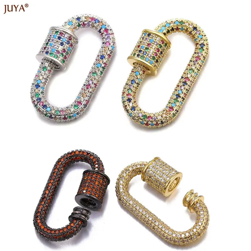 MIG & MIK STYLE™ Luxury Pavé Zircon Carabiner Clasp