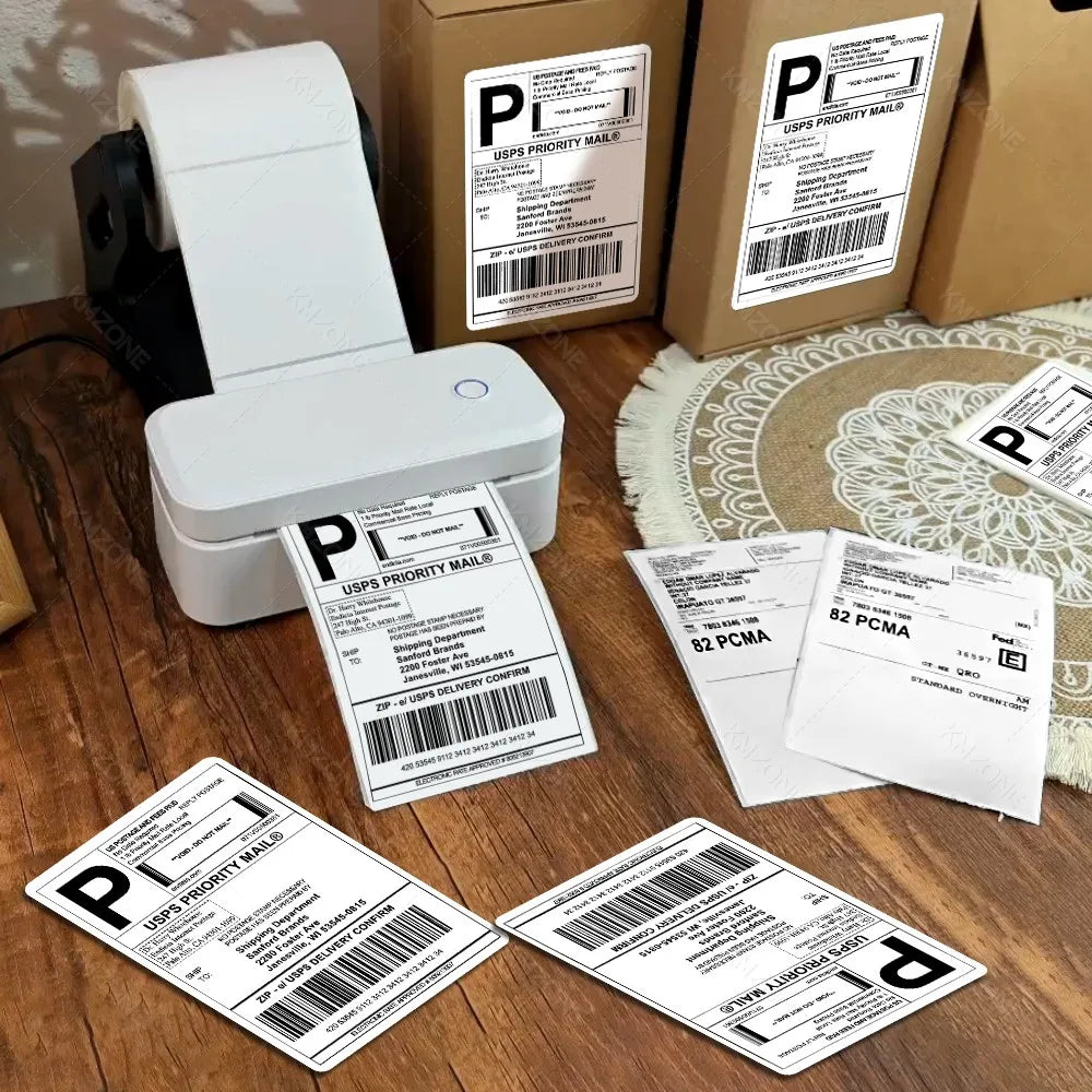 Marklife X4 Bluetooth Thermal Label Printer Small Shipping Label Printer 4X6inch Compatible with iPhone Android Mac Window