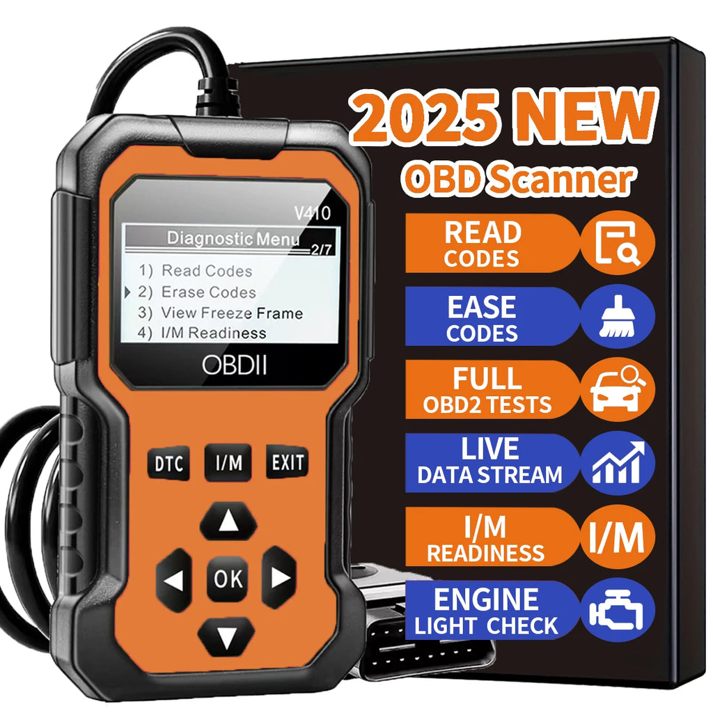 OBD2 Scanner Instant Fault Code Reader and Voltage Check | OBDII/CAN Full System Diagnosis | 10 Second Fault Analysis