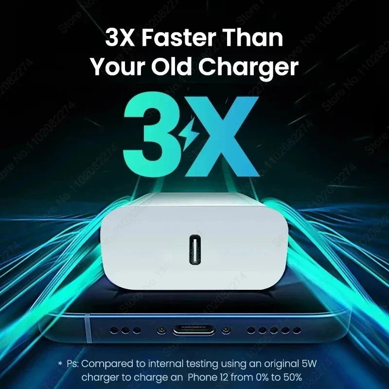 PD 35W USB C Fast Charging for Apple iPhone 14 13 12 11 Pro Max 7 8 Plus Mini XS XR X Quick Charge USB Type C For iPhone Charger