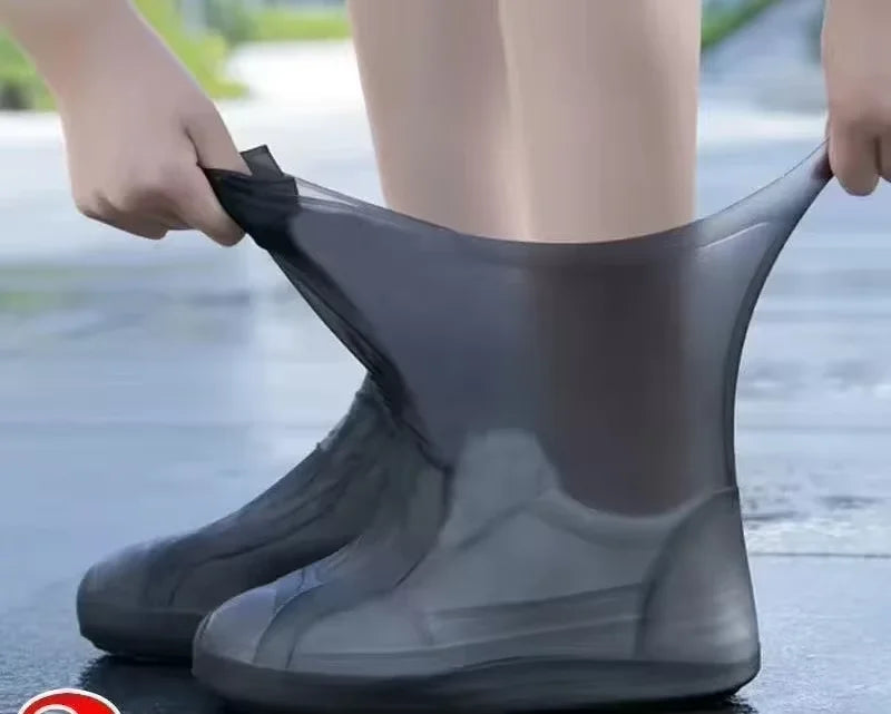 【Hot sales】Waterproof silicone shoe cover protector reusable anti-slip wear-resistant rain shoe cover for outdoor rainy days