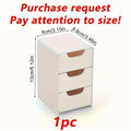 3-Tier Desk Organizer Storage Drawers Is Suitable for Stationery, Jewelry and Cosmetics Storage Portable Partition Box