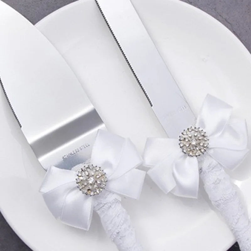 Romantic Wedding Tableware Set Elegantly Designed for Brides Grooms Perfect for Wedding Celebrations