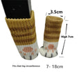 16Pcs Chair Legs Socks Knitted Furniture Feet Floor Protectors Anti-slip Pads Silent Thicken Table Chair Leg Socks Covers