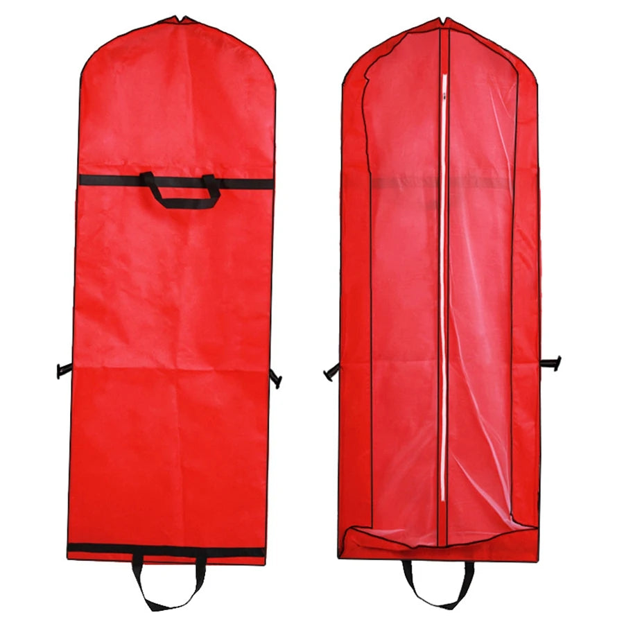 Large For Wedding Dress Dust Cover Zipper Gown Dustproof Cover Storage Bag Foldable Garment Clothes Case Protector