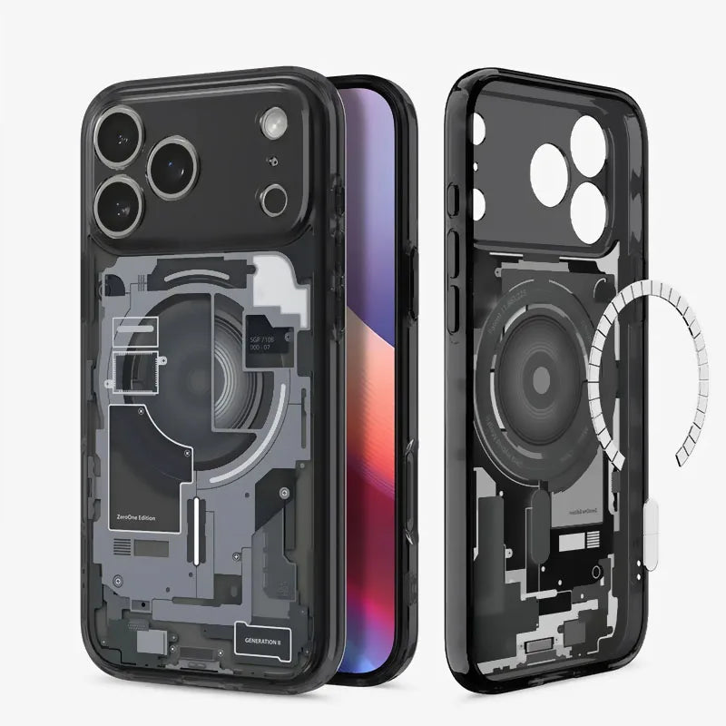 New Technology Magnetic Case for iPhone 17 Pro Max 16 15 14 13 12 Cover 17Pro Clear Shockproof for MagSafe Phone Cases Coque