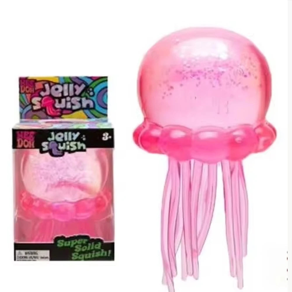 Explosions Crystal Jellyfish Squeeze TPR Soft Rubber Squeeze Slow Rebound Decompression Toy Children Decompression Artifact
