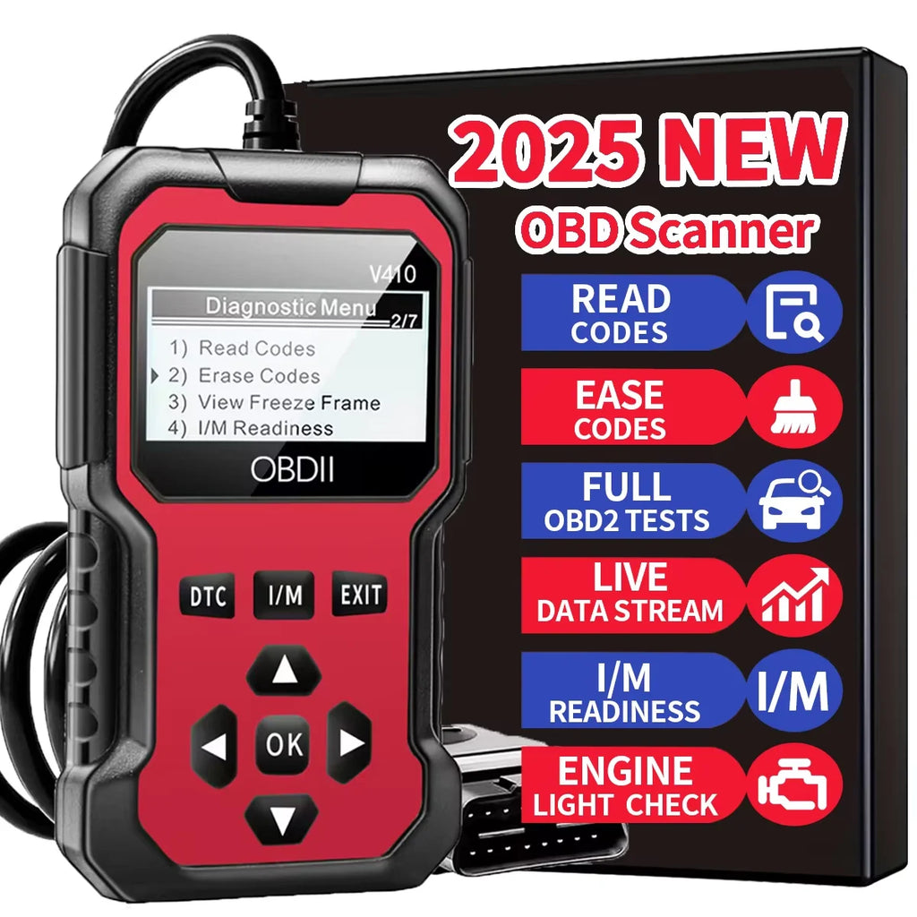 OBD2 Scanner Instant Fault Code Reader and Voltage Check | OBDII/CAN Full System Diagnosis | 10 Second Fault Analysis