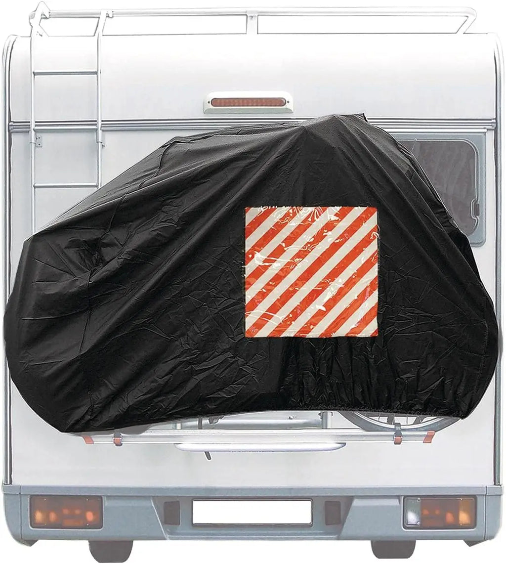 Oxford Cloth Camping Bicycle Cover For Caravan Rear Mount Dustproof Cover For 1 Or 2 Bikes Motorhomes Accessories For Caravans