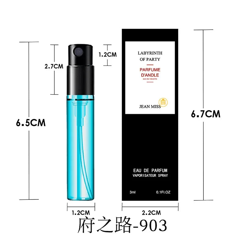 Portable 3ML Premium Perfume Long Lasting Fragrance Original Cologne Travel Size Atomizer Wholesale