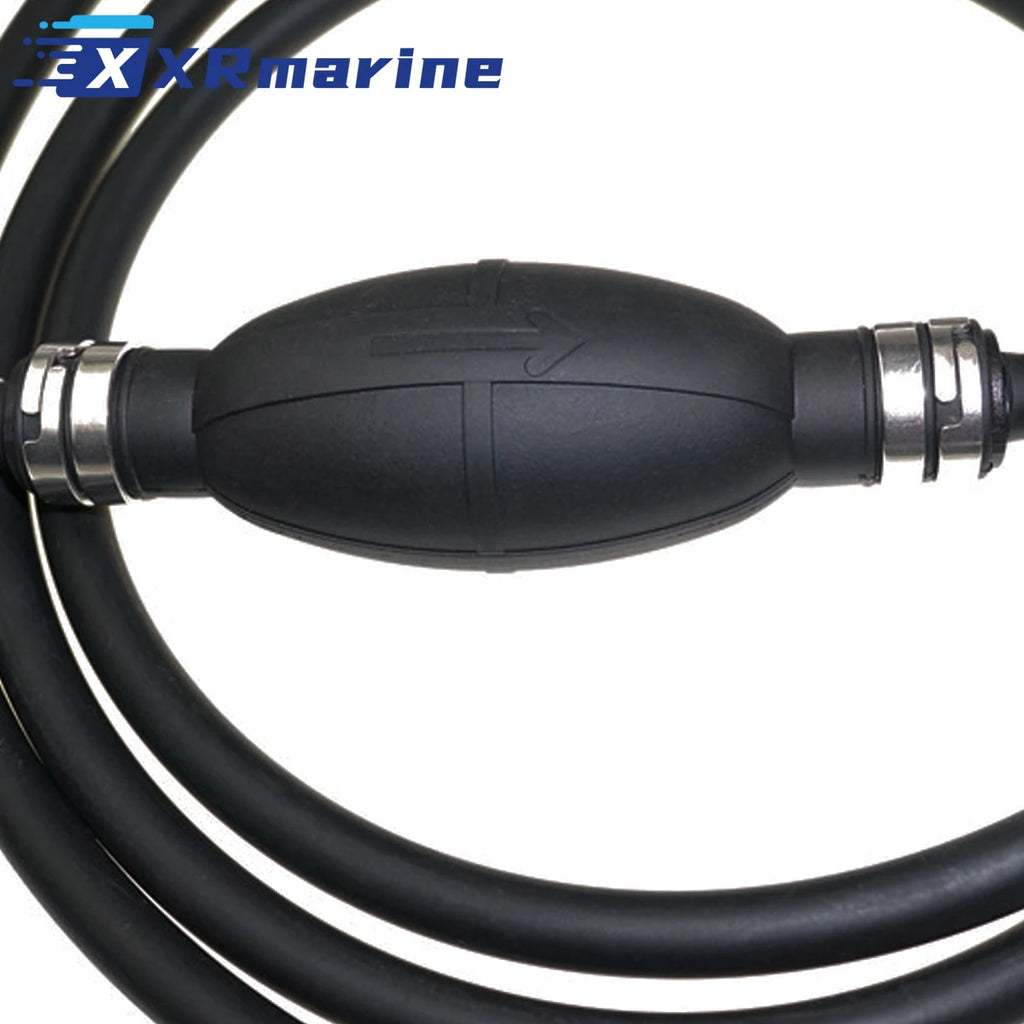 5/16" 8mm Marine Outboard Boat Motor Fuel Gas Hose Line Assembly with Primer Bulb For Yamaha Tohatsu OMC Honda Johnson Suzuki