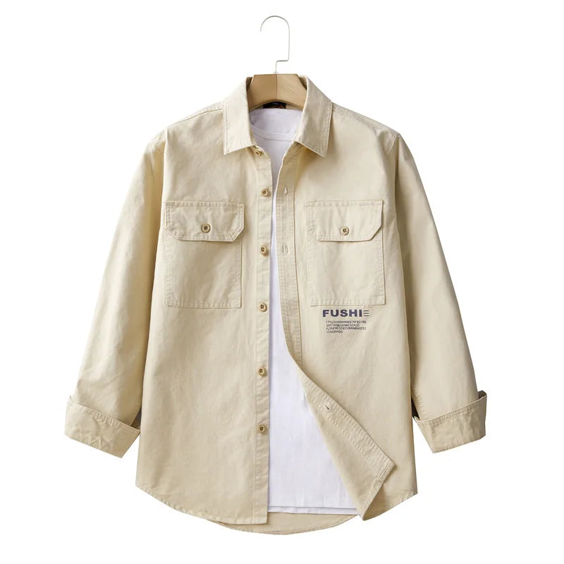 Men's Utility Casual Long Sleeve Shirt — MIG & MIK STYLE™