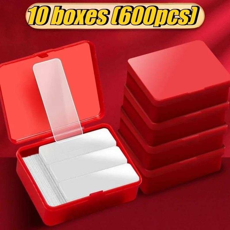 60-300pcs Strong Double Sided Adhesive Waterproof Removable Reusable Mounting Tape for Walls Wood Tile Plastic