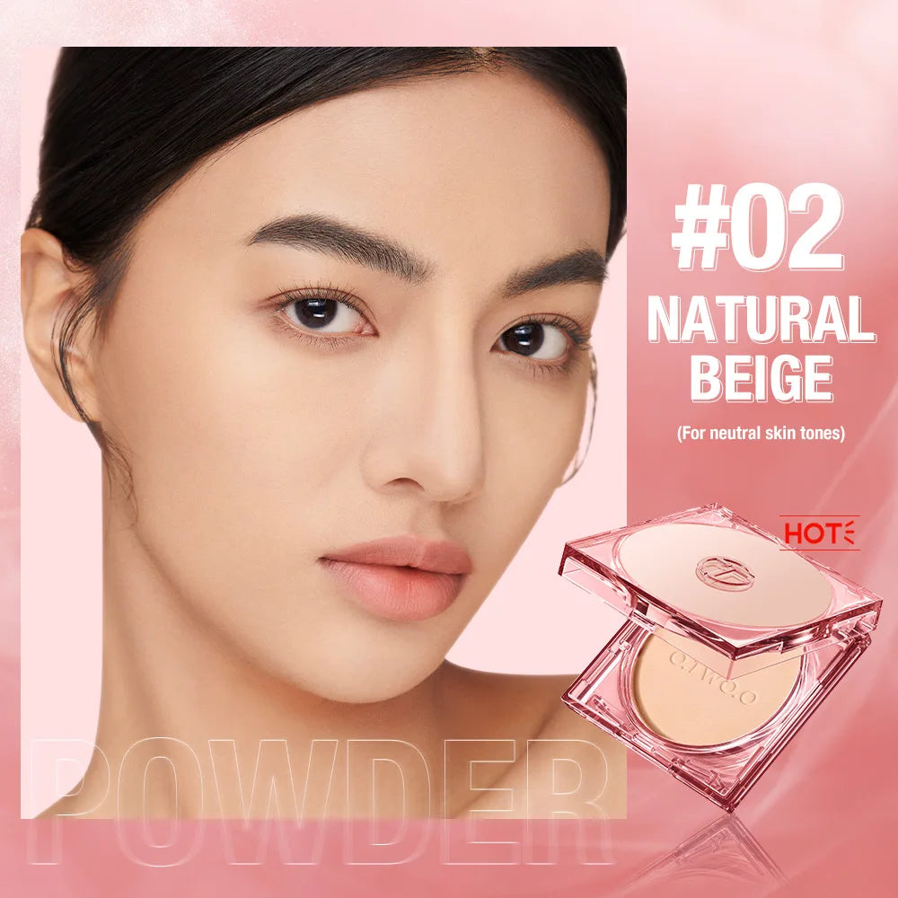 Face Setting Powder Normal Size Soft Focus Fixed Make Up Oil Control Light Skin Perfect for Whitening Waterproof Lasting Makeup