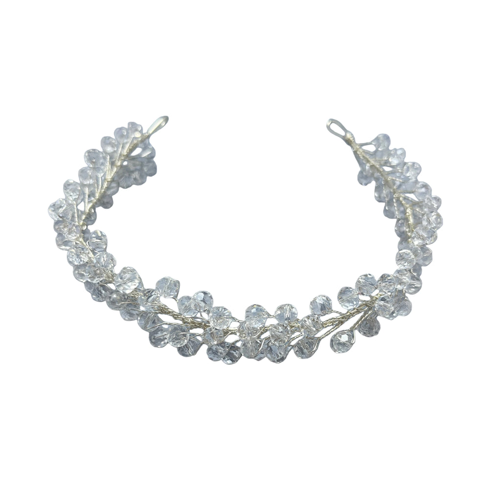 Handmade Fashion Crystal Hair Vine Headband Flower Hairband Tiara Bridal Wedding Hair Accessories Jewelry Hair Vine Headband