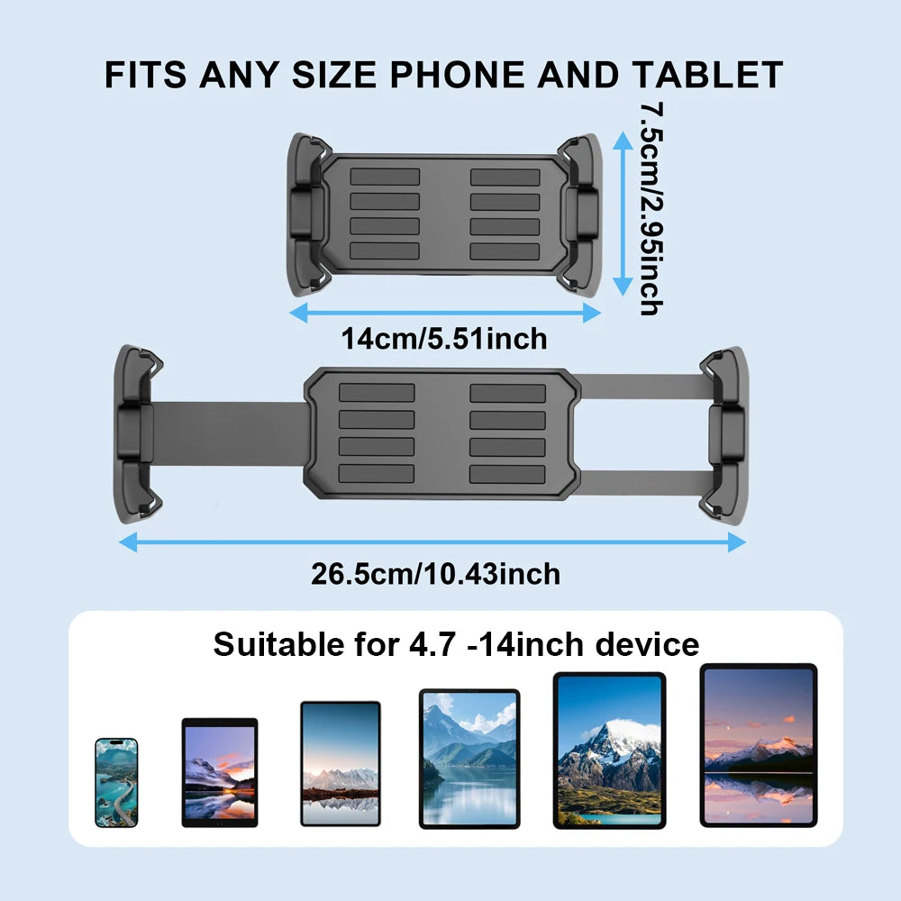Tripod Floor Tablet Stand Holder for IPad Stand 8'' 9.7'' 10.1'' Pro 12.9 for Iphone 11 12 Samsung Cell Phone Height Adjustable
