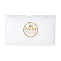 Microfiber Pillowcase — Gold M&M Crown Logo (Mig & Mik Style)