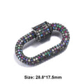 MIG & MIK STYLE™ Luxury Pavé Zircon Carabiner Clasp