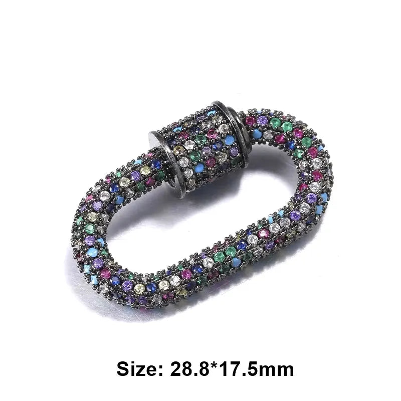 MIG & MIK STYLE™ Luxury Pavé Zircon Carabiner Clasp