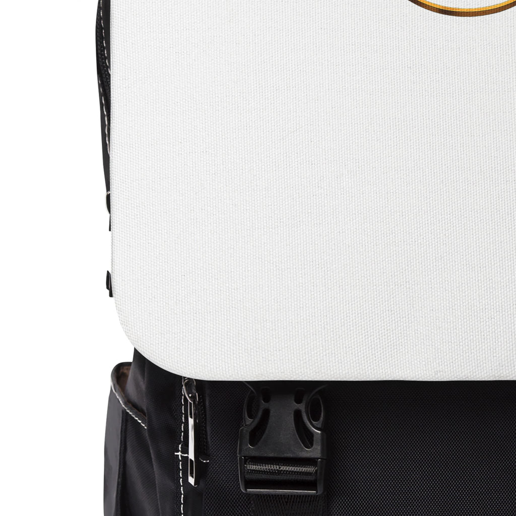 MIG & MIK STYLE Signature Luxury Backpack – Black & White Gold Edition