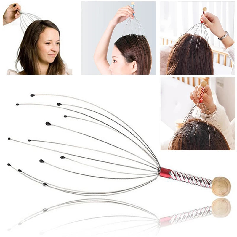 Octopus Head Massager – Scalp Relaxer & Stress Relief Tool