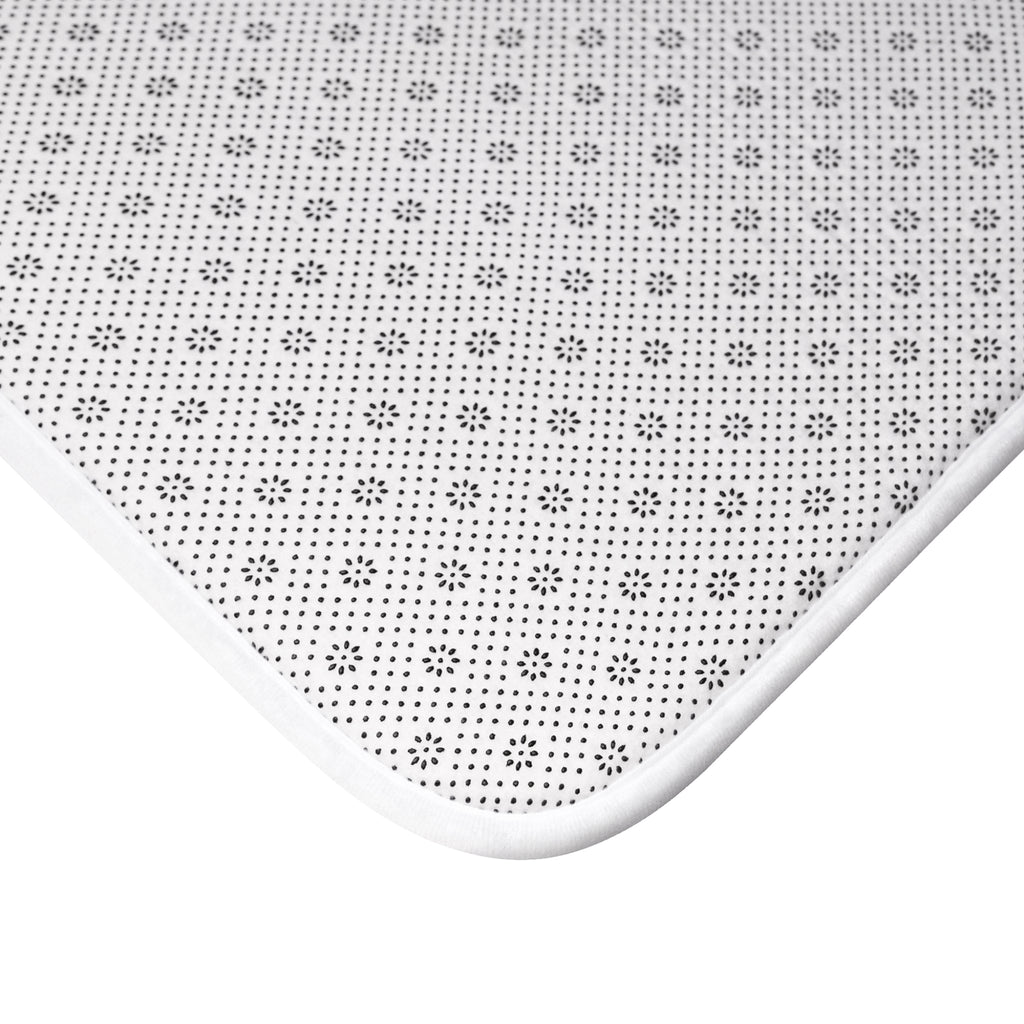 Gold Monogram Logo Bath Mat — Elegant Luxury Hotel-Style Bathroom Rug