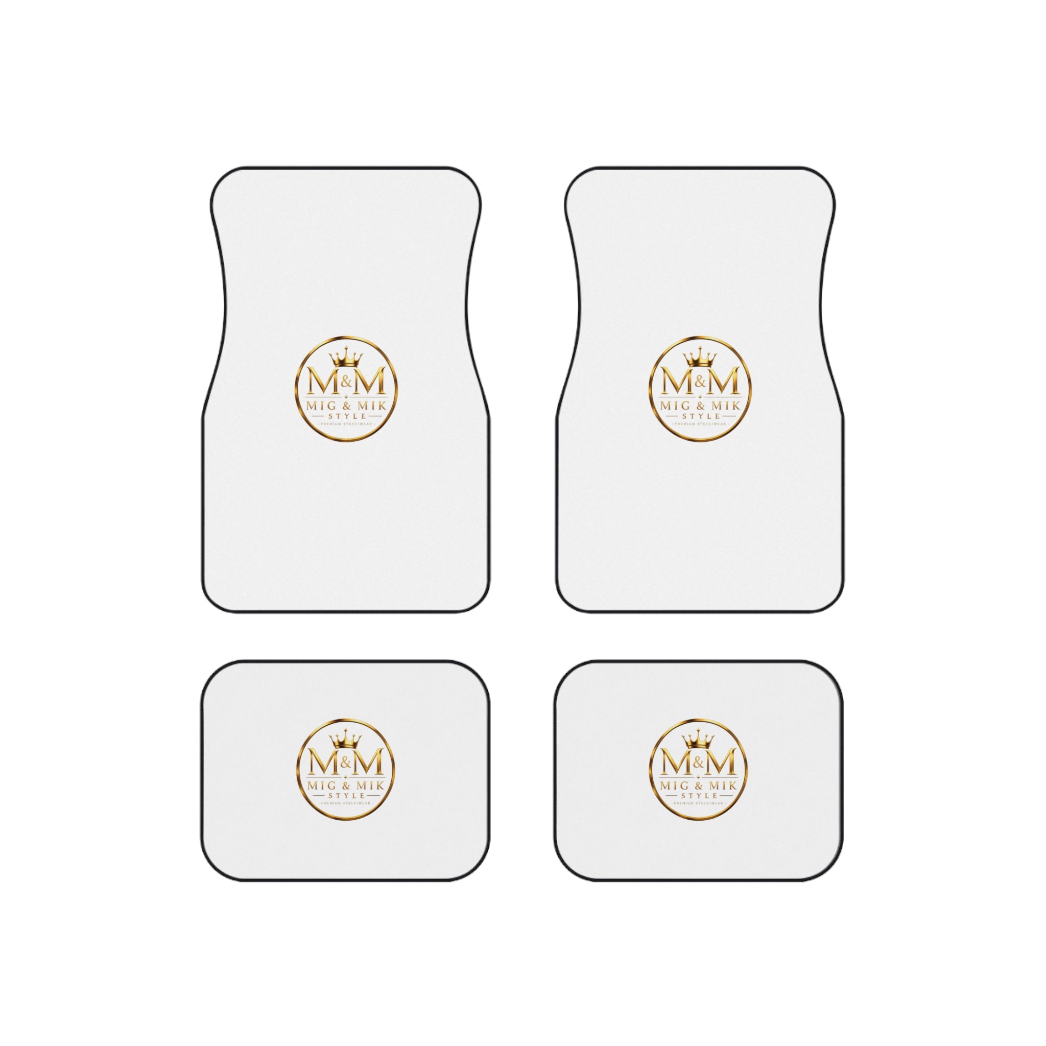 MIG & MIK STYLE Premium Luxury Car Mats (Set of 4)