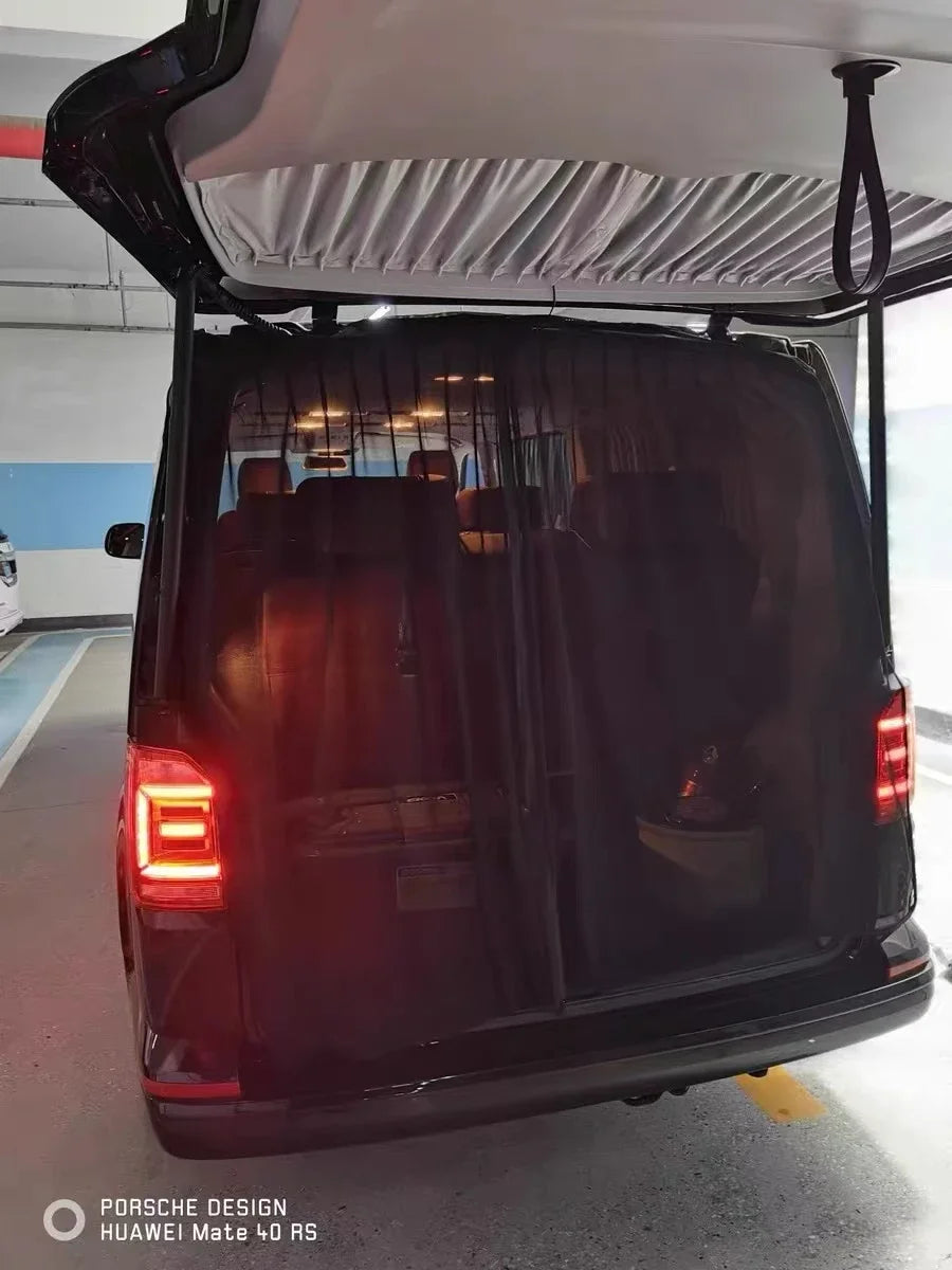 1pc RV Tailgate Barn Door Magnetic Insect Mosquito Fly Screen Net For Ford Transit VW Transporter Toyota Fiat RV Accessories