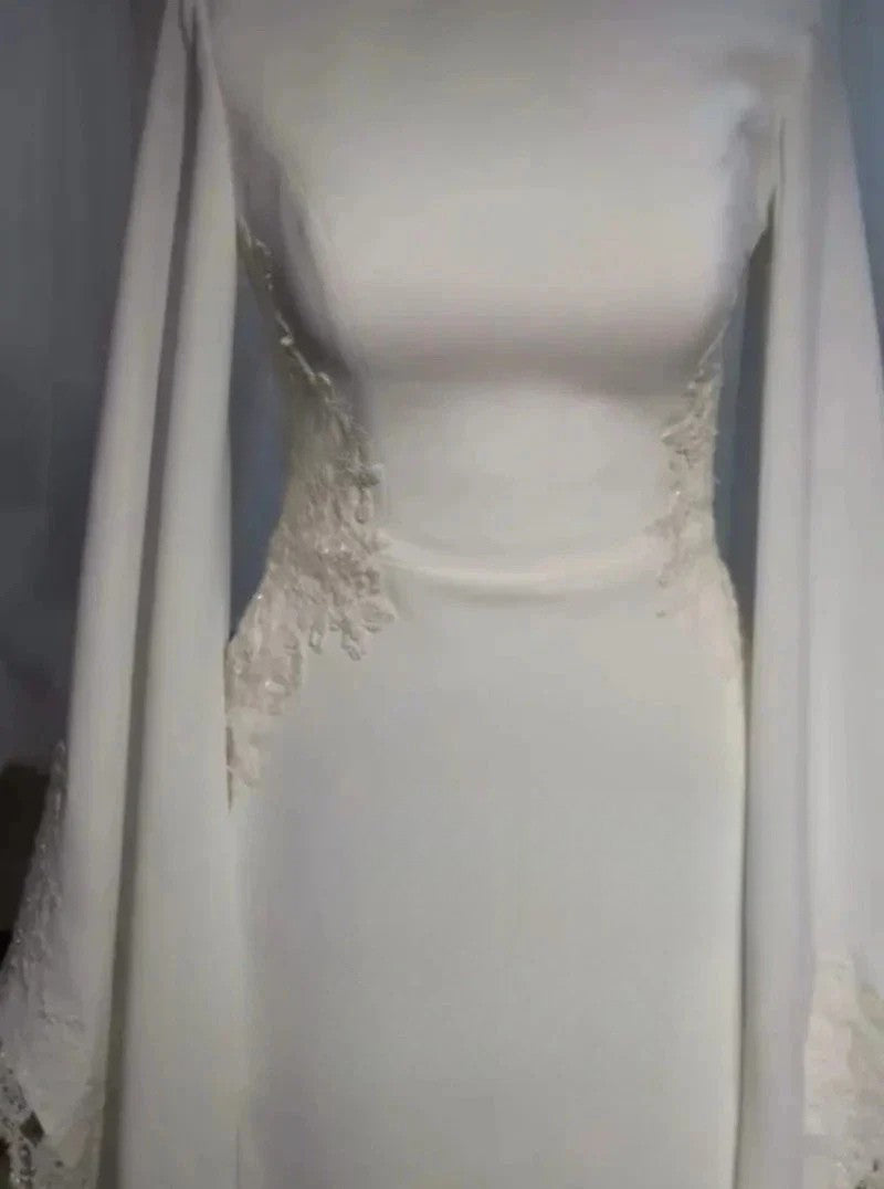 MIG & MIK STYLE™ Modest Long Sleeve Boho Wedding Dress