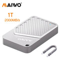 Maiwo 2000MB/s SSD External SSD 512G 12T Magnetic Portable PSSD for iPhone 16 15 Pro/Max ProRes 4K ProRes HDR Record and Portabl