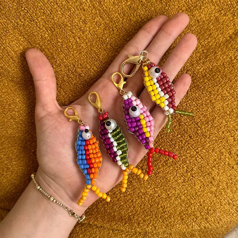 MIG & MIK STYLE™ Colorful Fish Bead Charm Set (10 Pieces)