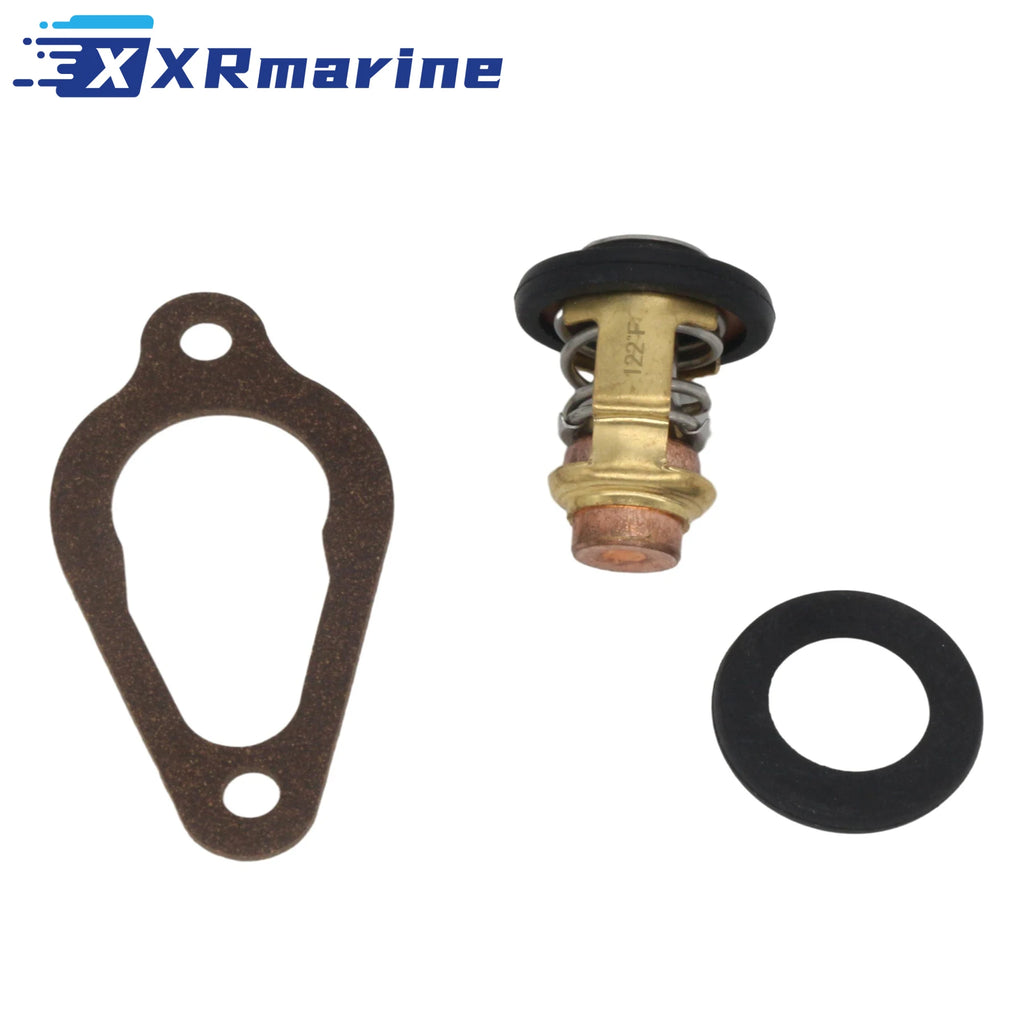 Thermostat Outboard Motor Assembly Cooling System 122℉ 50℃ for TOHATSU 2-40 HP 3H6-01030-0 350-01030-1 345-01030-1 346-01030