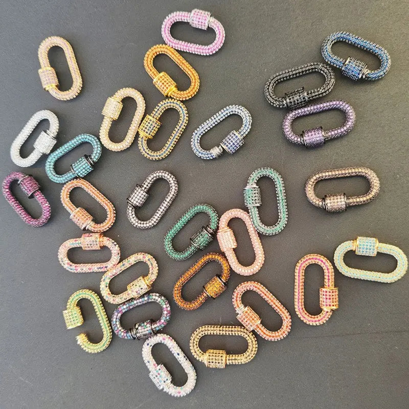 MIG & MIK STYLE™ Luxury Pavé Zircon Carabiner Clasp