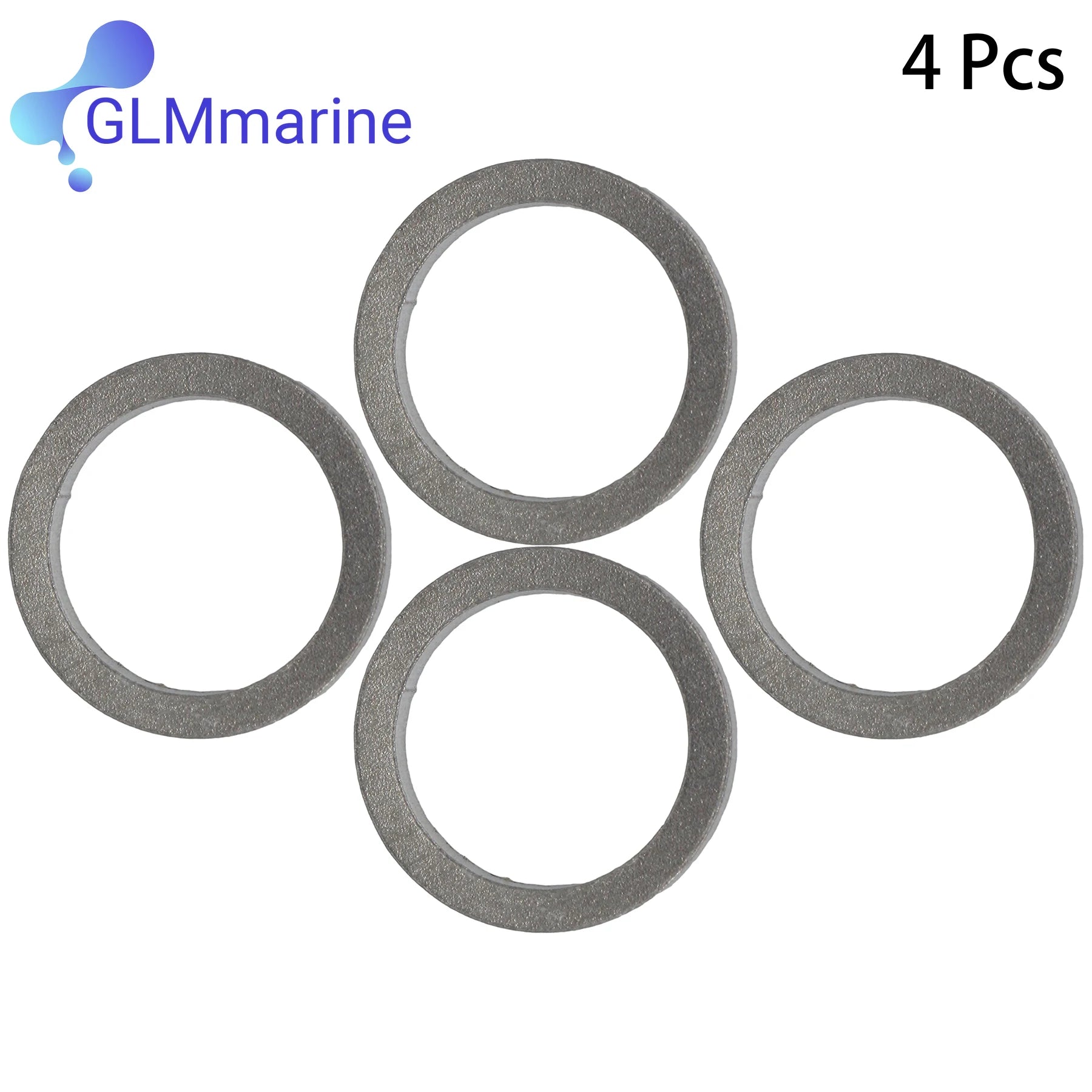 4 PACK Compatible with YAMAHA Outboard Oil Drain Screw Gasket 4-Stroke 90430-14M09-00
