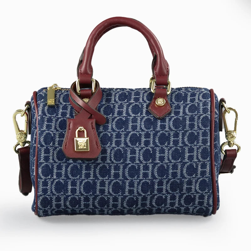 MIG & MIK STYLE™ Vintage Denim Boston Bag