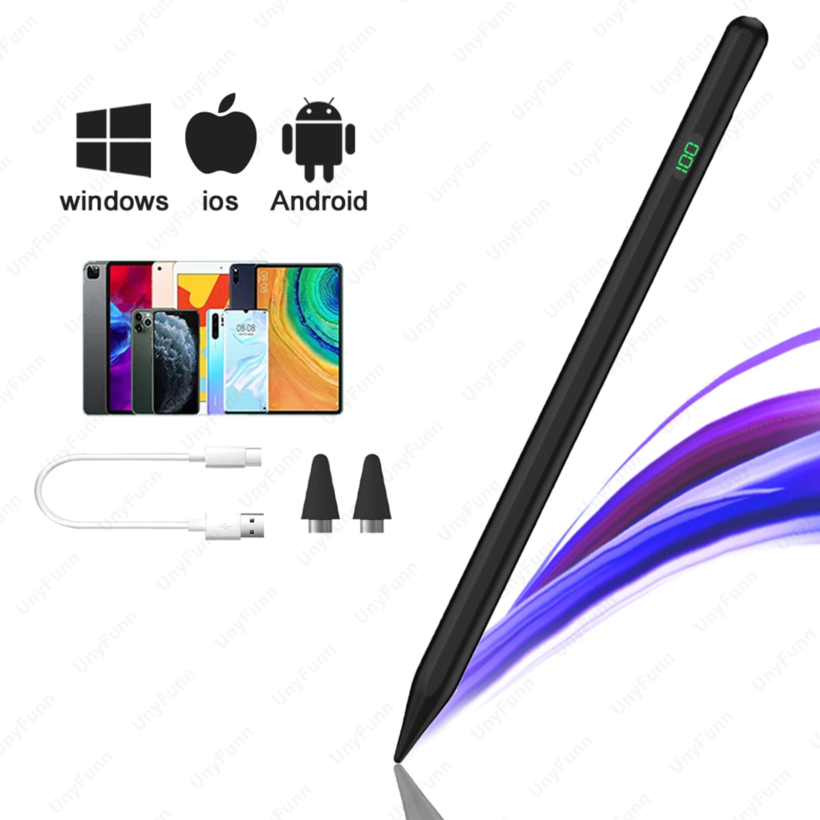 Universal Touch Screen Pen For iPhone Accessorie For Apple Haiwei Samsung Stylus For iPad Magnetic Tilt Sensitive