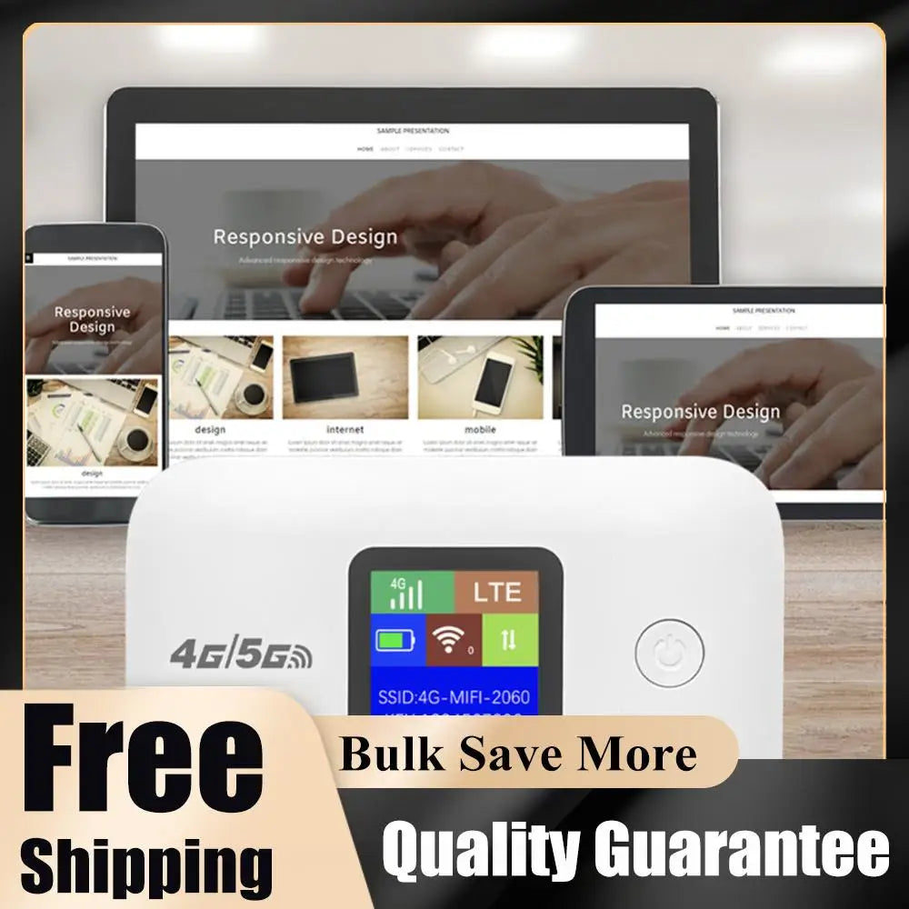 Portable Wireless Modem 150Mbps Wireless Portable Router 3000mAh Mobile Pocket WiFi Router with SIM Card Slot 4G Wireless Router