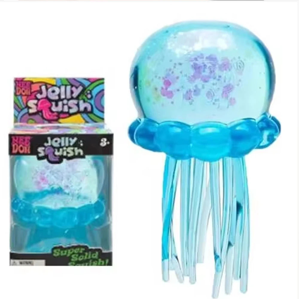 Explosions Crystal Jellyfish Squeeze TPR Soft Rubber Squeeze Slow Rebound Decompression Toy Children Decompression Artifact
