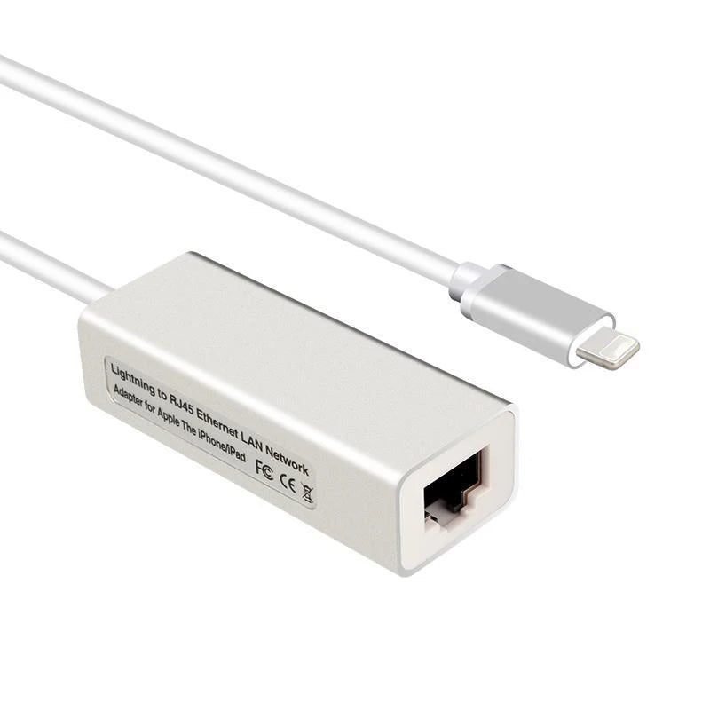 Rj45 Ethernet Ddapter For Lightning to Ethernet For iPhone 14 13 Pro max 12 11 XR  XS 8 7 Plus Series Internet Network Lan Cable