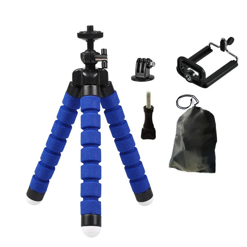 Portable Mini Tripod For Phone Monopod Selfie Stick For Smartphone Mobile With Holder Clip Tripode Octopus Action Camera Stand