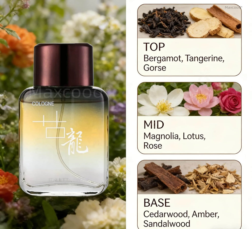 Maxcood A Citrus Men Cologne Perfume3.4fl.oz Long lasting fragrance Increase Charm Confidence Dating High Quality Christmas Christmas Flirting Attract Glamour Eau De Unique Anniversary Perfect Gift Natural fragrance suitable for everyday use Halloween