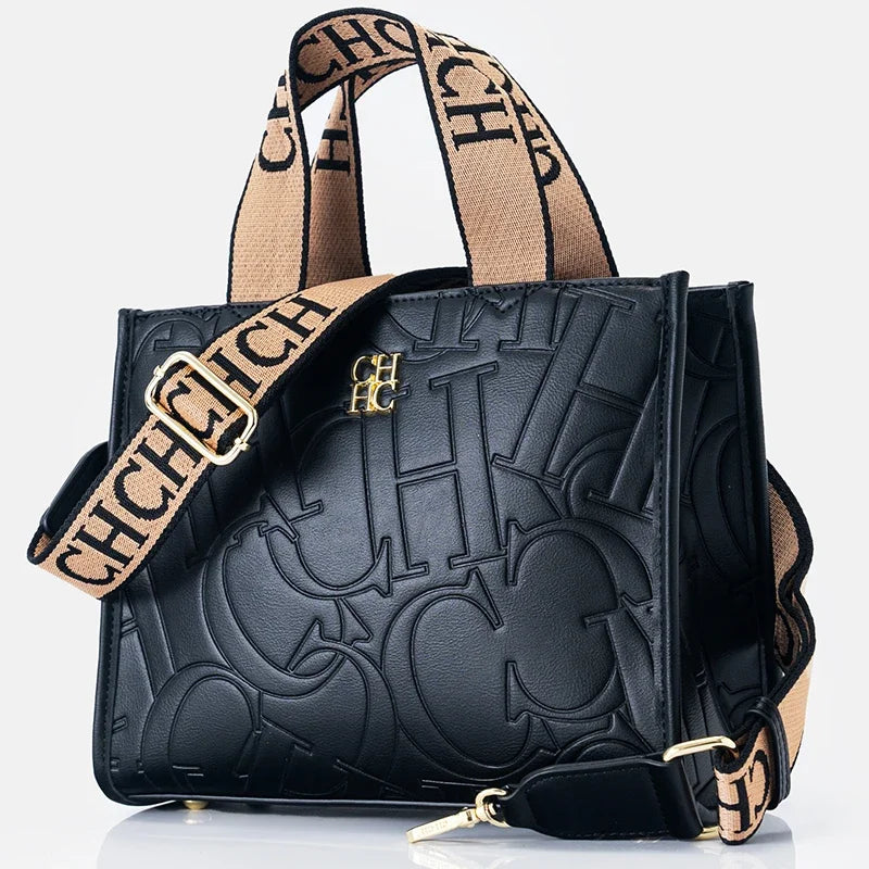 MIG & MIK STYLE™ Embossed PU Leather Tote Bag