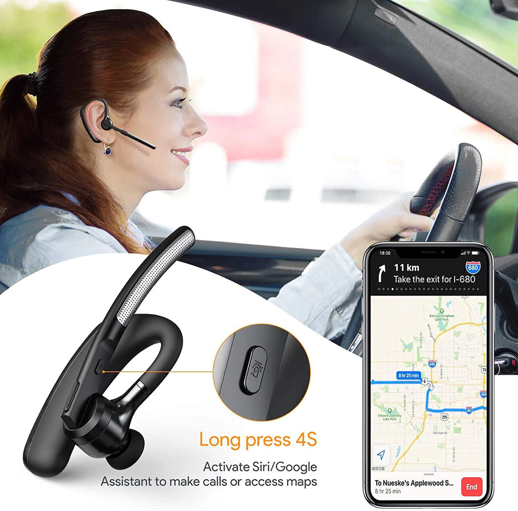 K20 Bluetooth Earphones Wireless Headset Noise Cancelling Headphones Handsfree Earbuds With Apt-X HD Dual Mic For Smart Phones