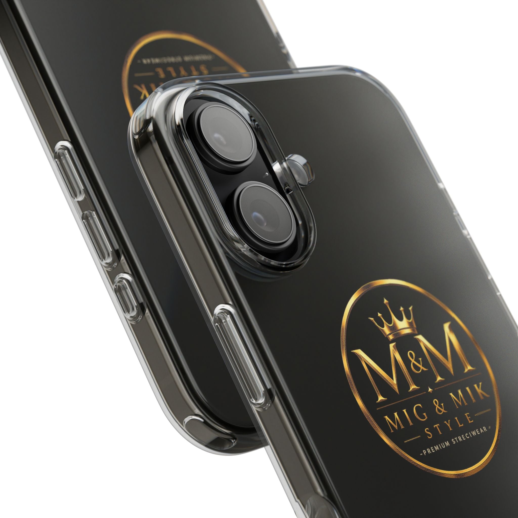 MIG & MIK STYLE Luxury Gold Logo Phone Case